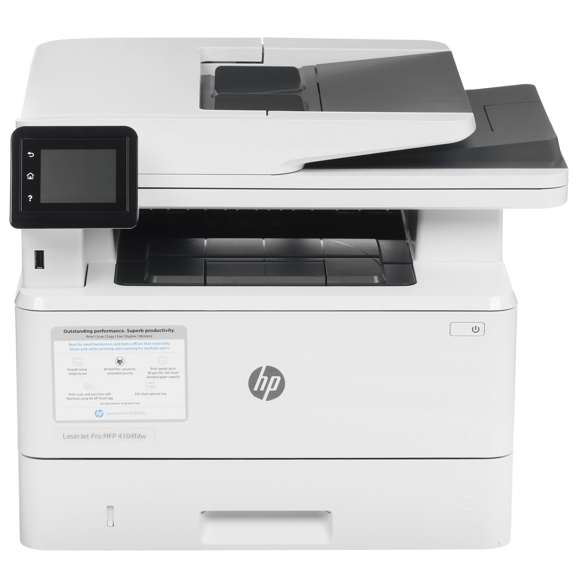 МФУ лазерное HP LaserJet Pro MFP 4104fdw (2Z634A)
