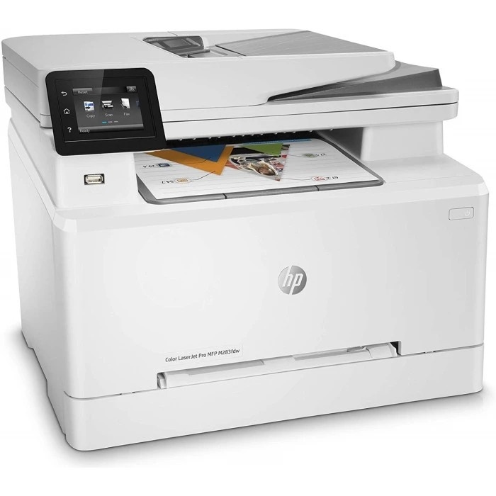 МФУ лазерное HP Color LaserJet Pro M283fdw (7KW75A), A4, цветной, печ. до 21 стр/мин., скан. до 26 с