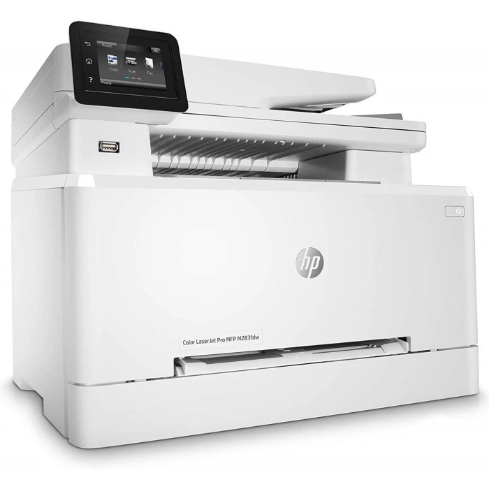 МФУ лазерное HP Color LaserJet Pro M283fdw (7KW75A), A4, цветной, печ. до 21 стр/мин., скан. до 26 с