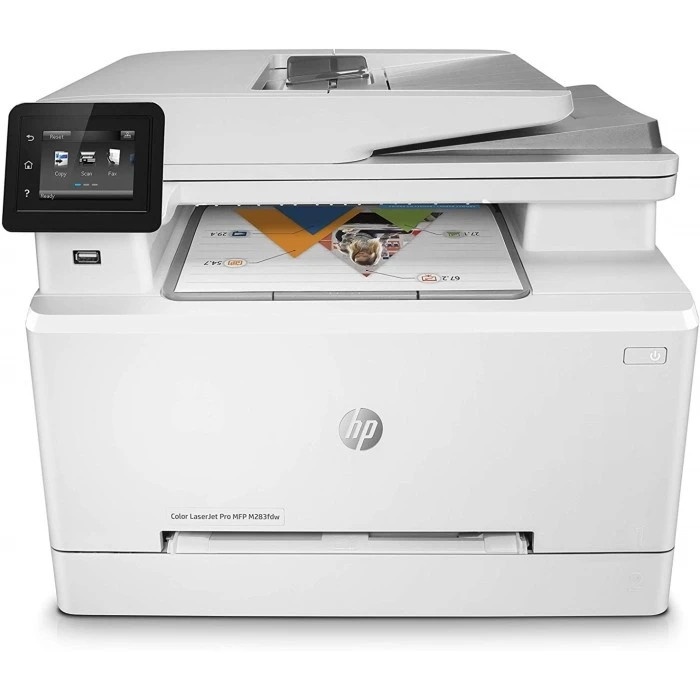 МФУ лазерное HP Color LaserJet Pro M283fdw (7KW75A), A4, цветной, печ. до 21 стр/мин., скан. до 26 с