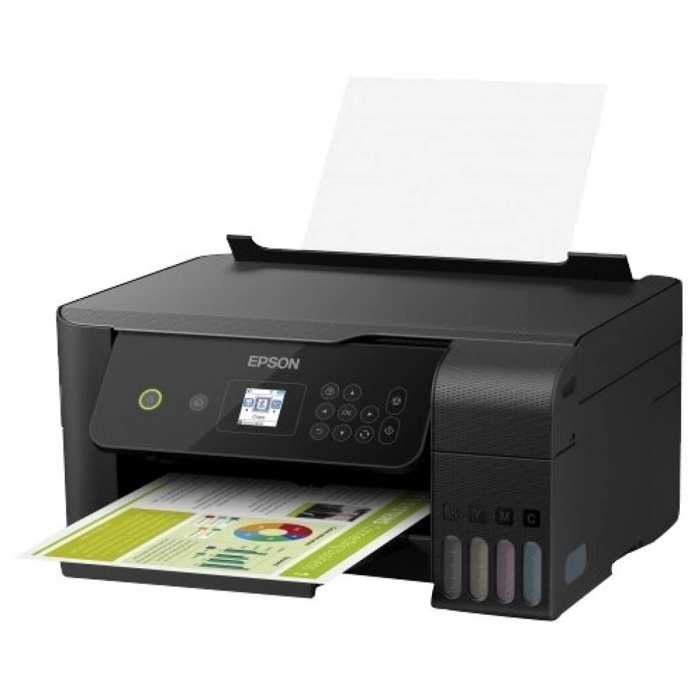 МФУ струйное Epson L3160, (C11CH42405), принтер/сканер/копир, A4, кол-во цветов — 4, скорость ЧБ-печ