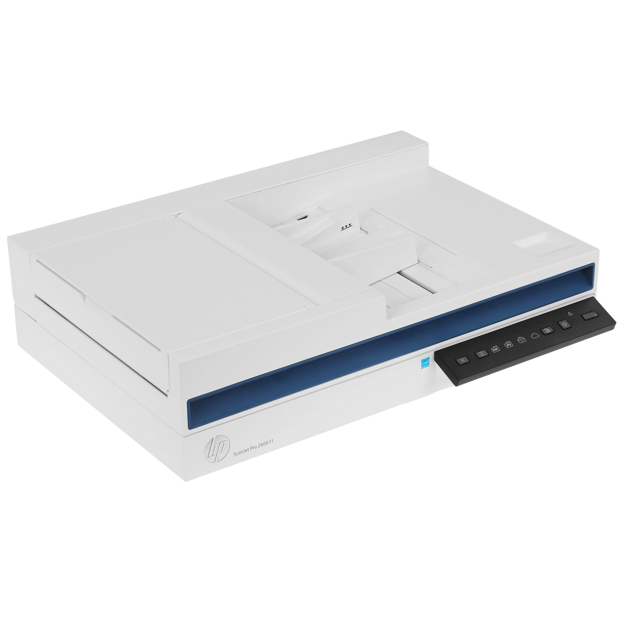 Сканер планшетный HP Scanjet Pro 2600 f1, A4, CIS, 600x600dpi, ДАПД 60 листов, ч/б 25 стр. или 50 из