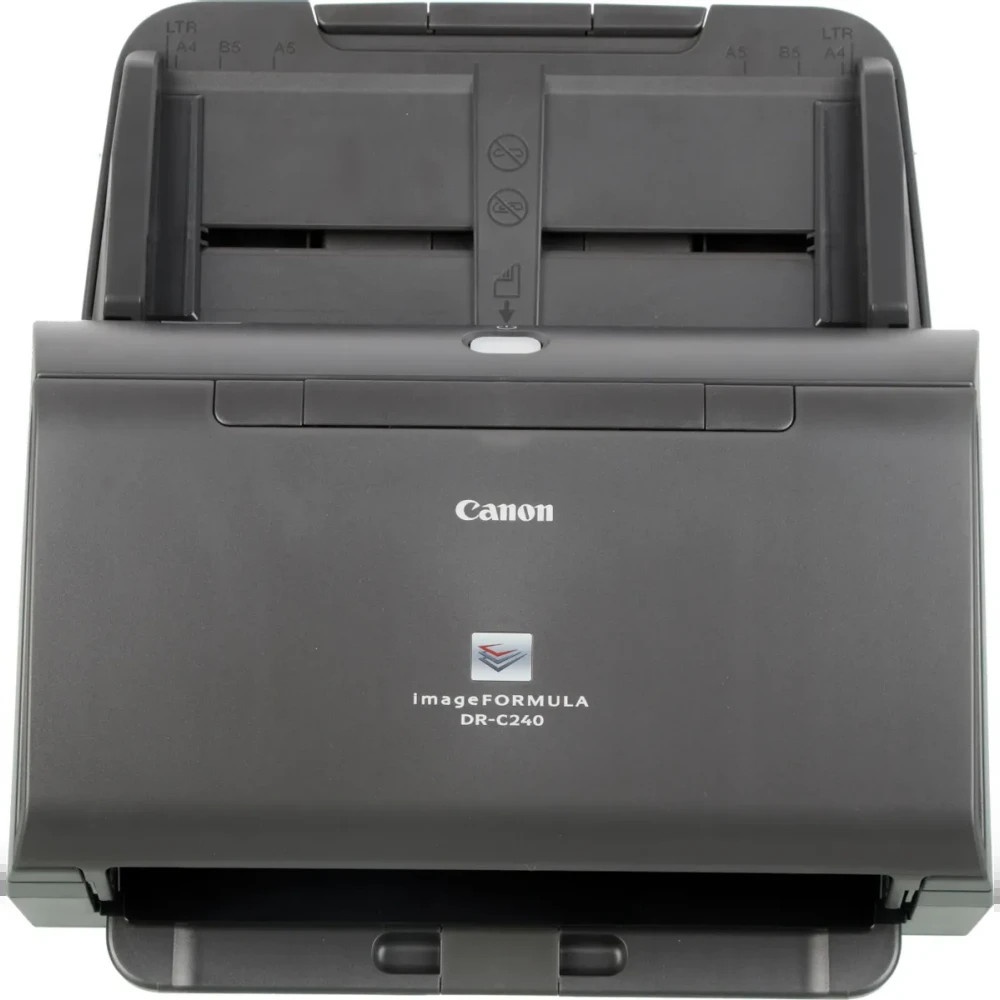 Сканер Canon DR-C240 (0651C003), протяжный, A4, CIS, 600x600 dpi, 45(30)ppm, ADF 60, Duplex Color, U