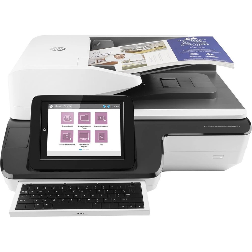 Сканер HP Scanjet Enterprise Flow N9120 fn2 Flatbed Scanner (A3,600x600 dpi,24 bit, USB ,ADF 200 she