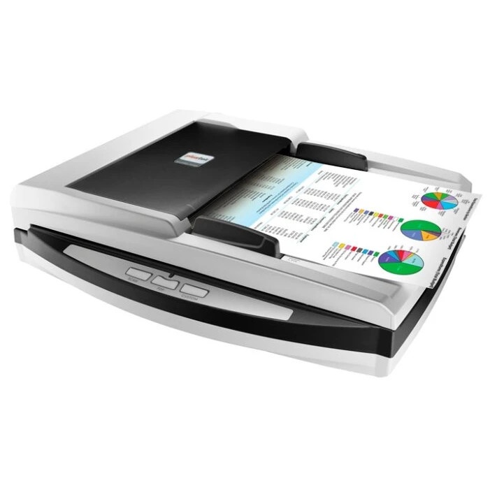 Сканер планшетный/протяжный Plustek SmartOffice PL4080 (0283TS) A4 белый