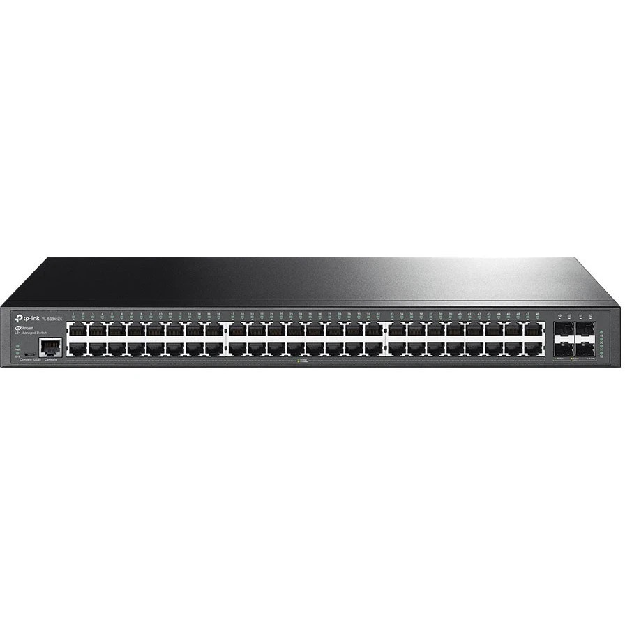 Коммутатор 48-портовый гигабитный управляемый уровня 2+ TP-Link TL-SG3452X JetStream с четырьмя слот
