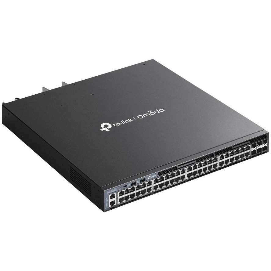 Стекируемый управляемый коммутатор TP-Link SG6654XHP 3го уровня Omada с 48 гигабитными портами PoE+