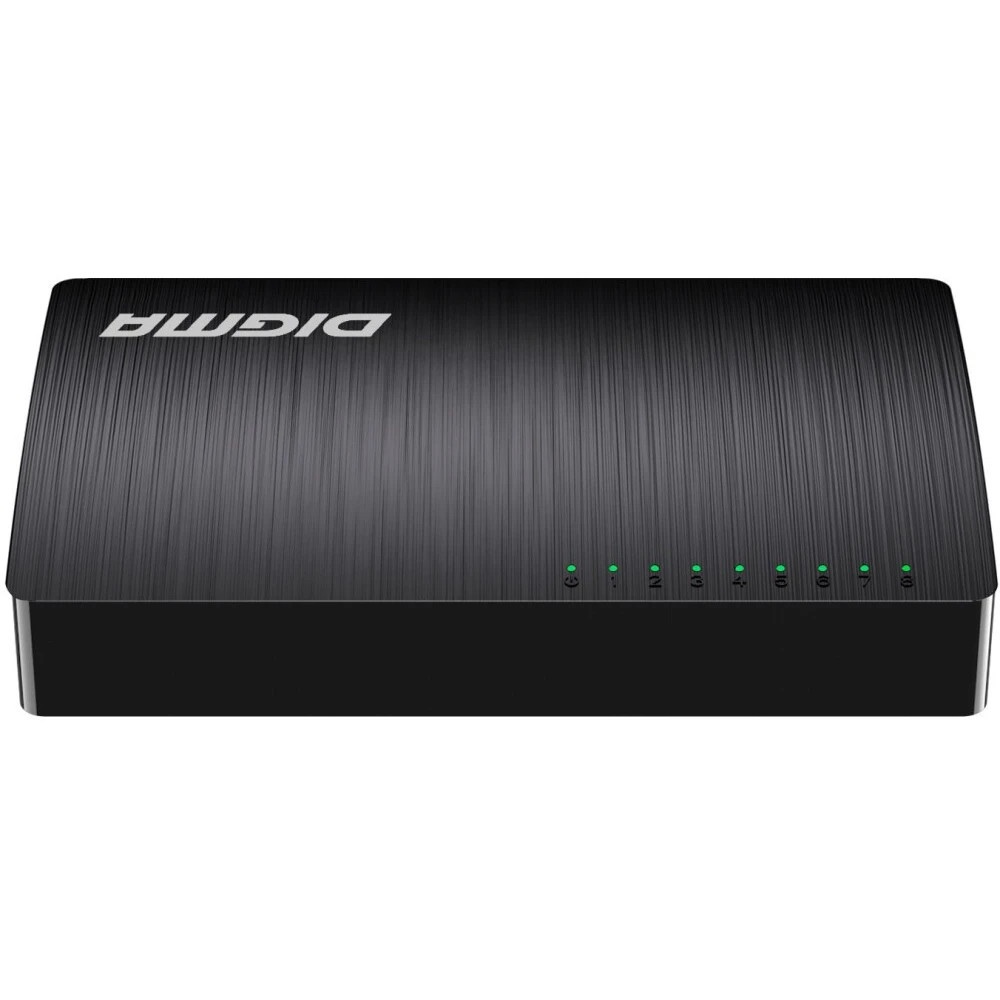 Коммутатор Digma DSW-108GE DSW-108GEV2 (L2) 8x1Гбит/с неуправляемый