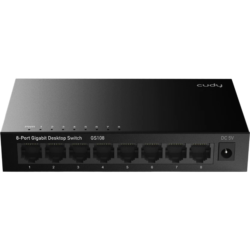 Коммутатор Cudy GS108 (L2) 8x1Гбит/с неуправляемый