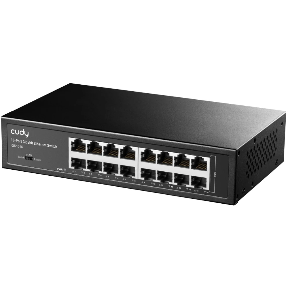 Коммутатор Cudy GS1016 (L2) 16x1Гбит/с неуправляемый