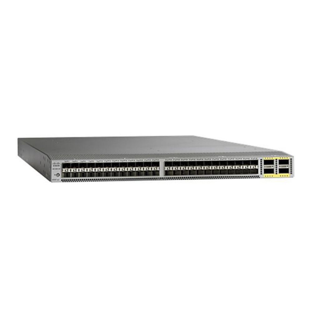 Коммутатор Cisco Nexus N6K-C6001-64P Managed, Layer 3, 48x 1/10 GbE/FCoE (SFP+), 4x 40 GbE/FCoE (QSF