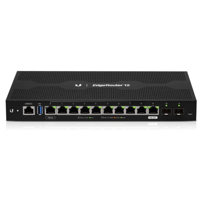 Роутер Ubiquiti ER-12-EU черный