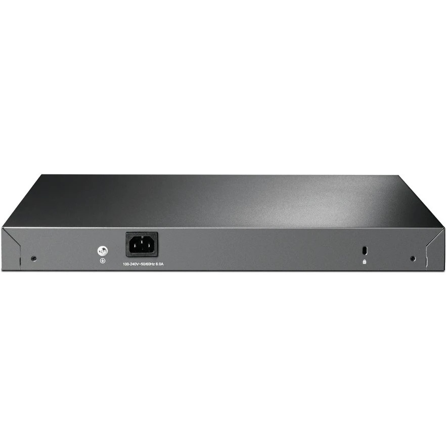 Коммутатор TP-Link 24-port Gigabit Managed PoE switch with 4 10G SFP+ ports, support 802.3af/at PoE,