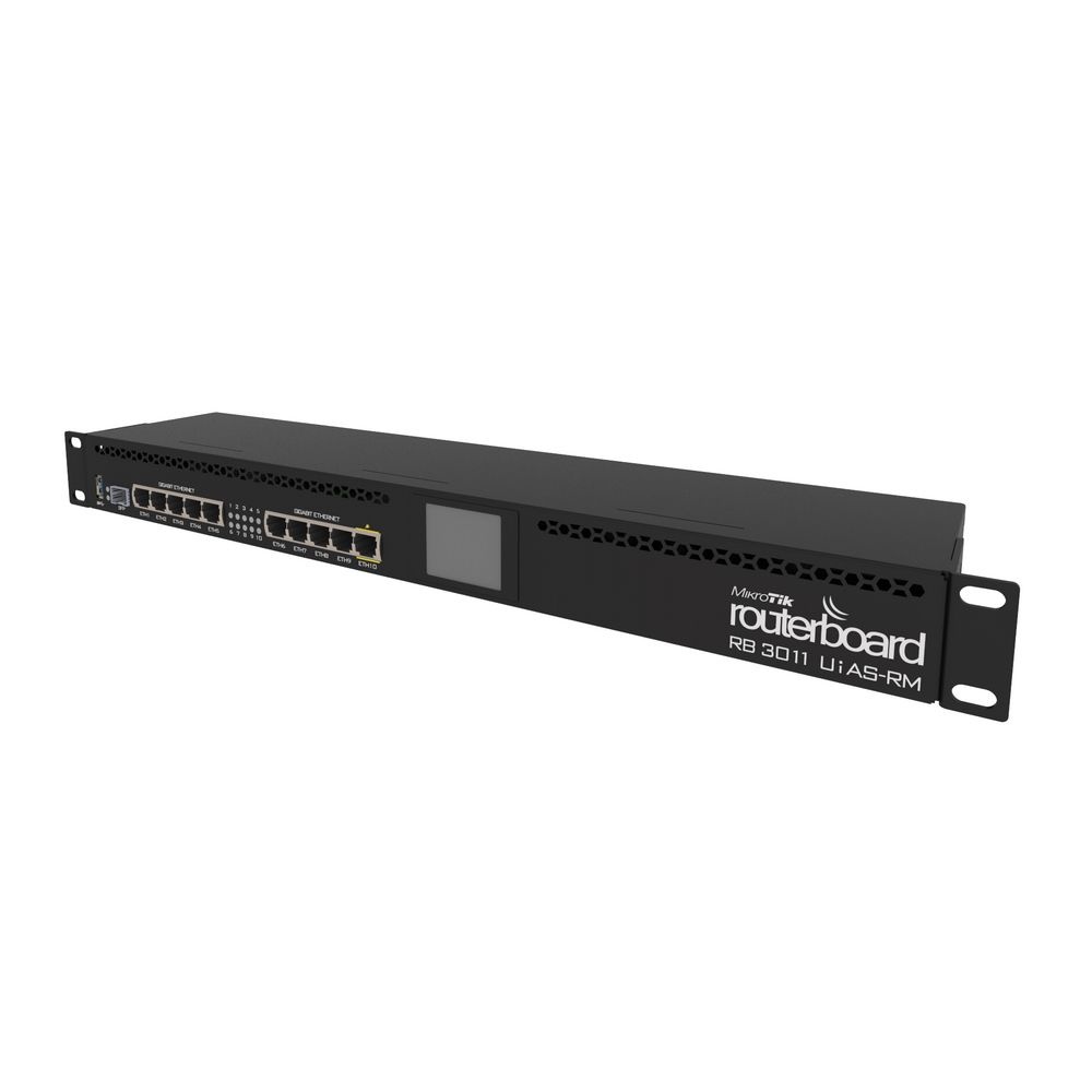 Маршрутизатор 1000M 10PORT 1SFP RB3011UIAS-RM MIKROTIK