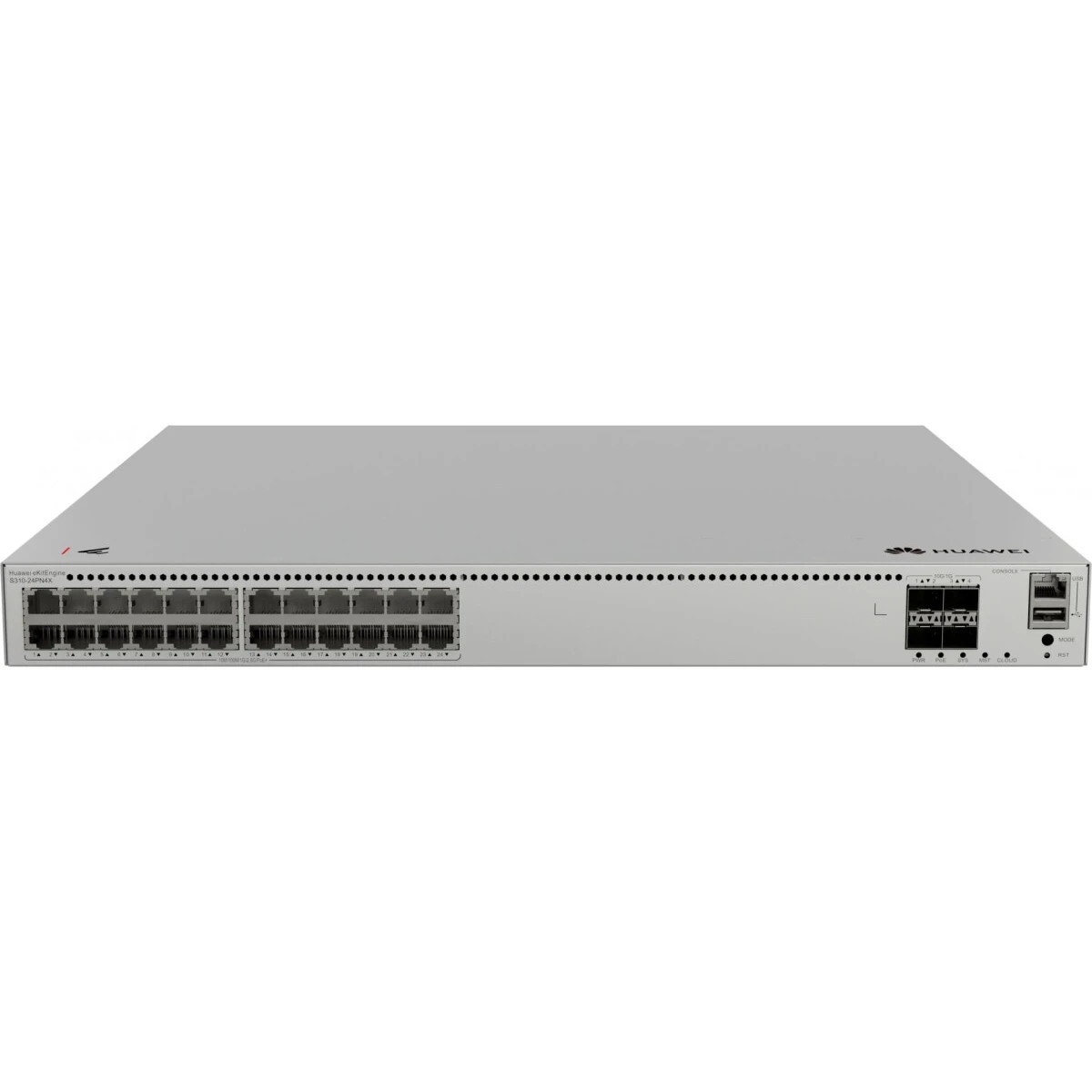 Коммутатор HUAWEI S310-24PN4X (L2+, 24*10/100/1000/2.5GBASE-T ports(400W PoE+), 4*10GE SFP+ ports, b