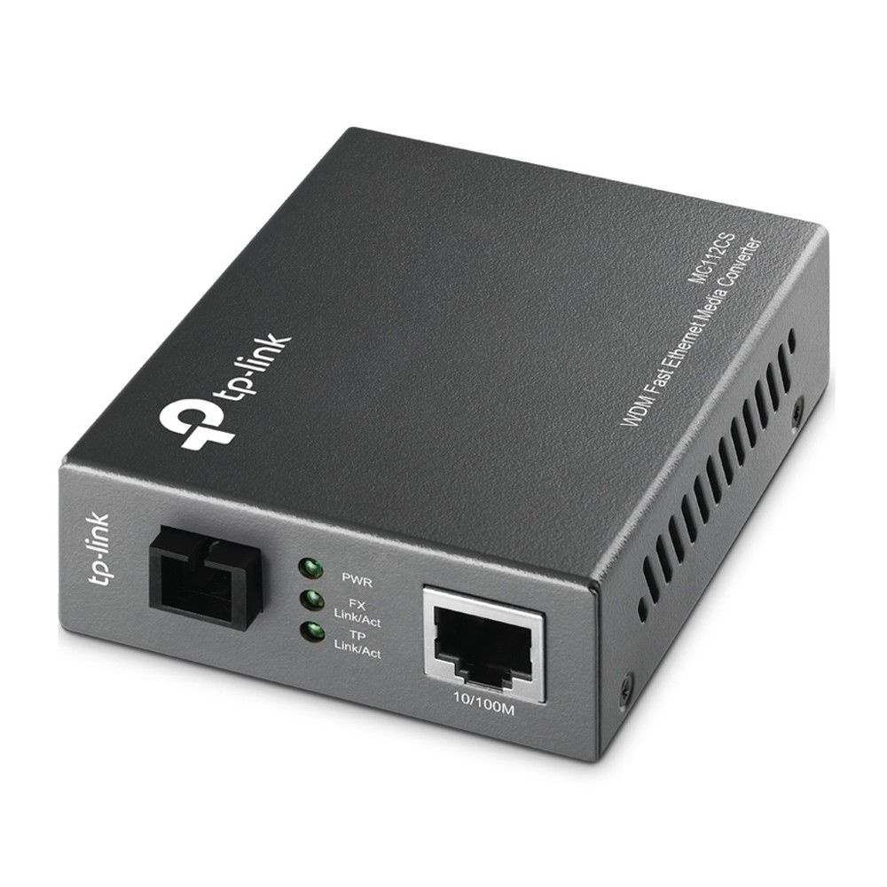 Сетевой коммутатор   TP-Link SMB MC112CS Медиаконвертер 10/100M RJ45 to 100M single-mode, Full-duple