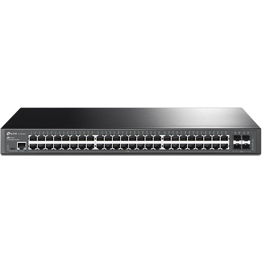 Коммутатор Jetstream 48-port gigabit L2+ managed switch with 4-gigabit uplink ports, 48 10/100/1000M