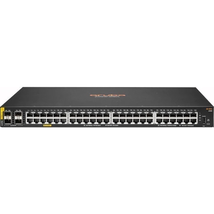 Коммутатор HPE Aruba 6100 JL675A 48G 4SFP+ 370PoE+