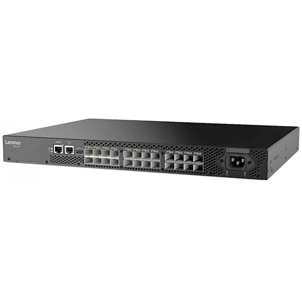 SAN-коммутатор FC Switch Lenovo DB610S 16x16Gb FC, 16 ports licensed, including 16x FC 16Gb SWL SFPs
