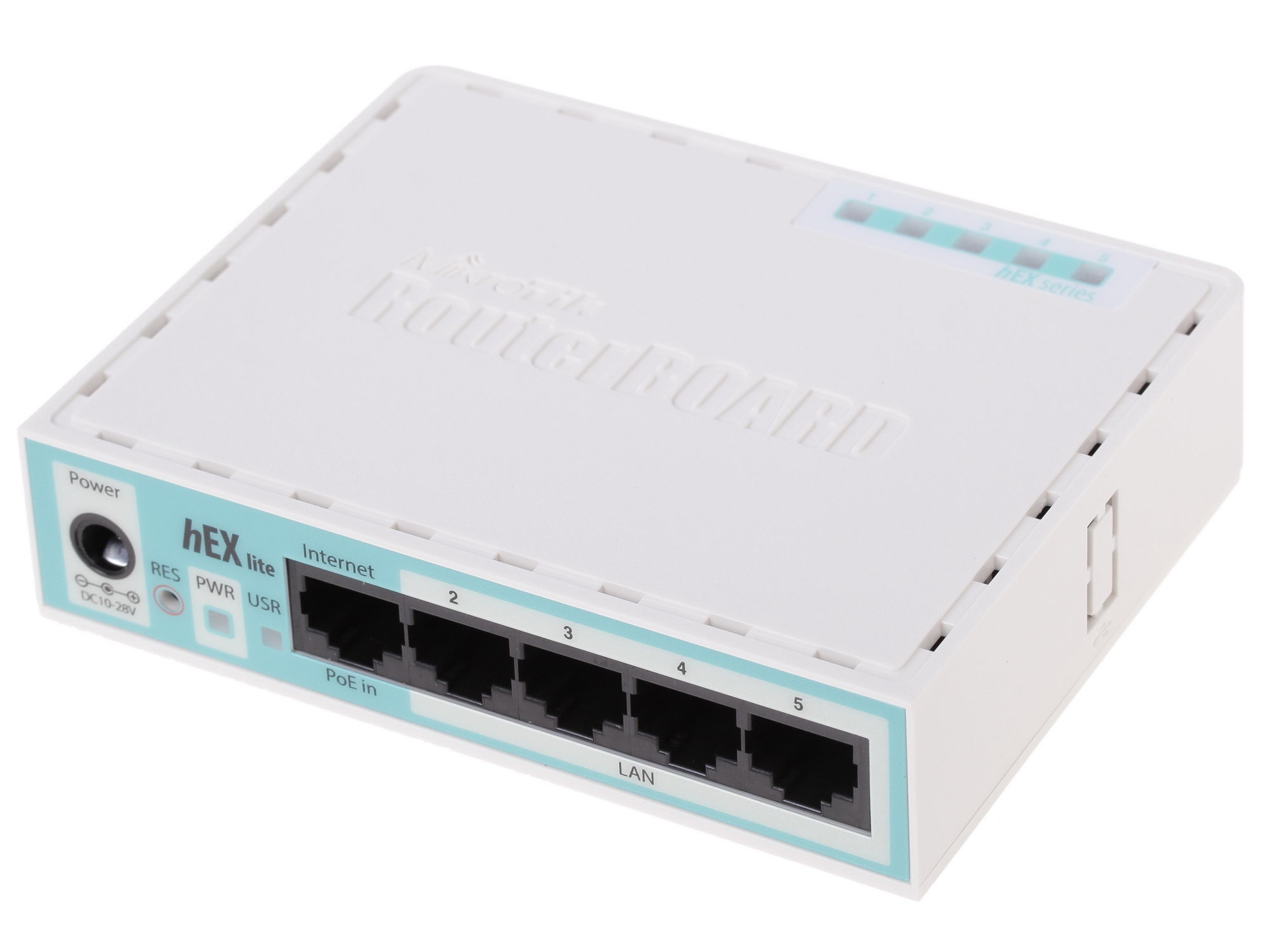 Маршрутизатор MikroTik RB750r2 hEX lite 5x10/100 Mbps