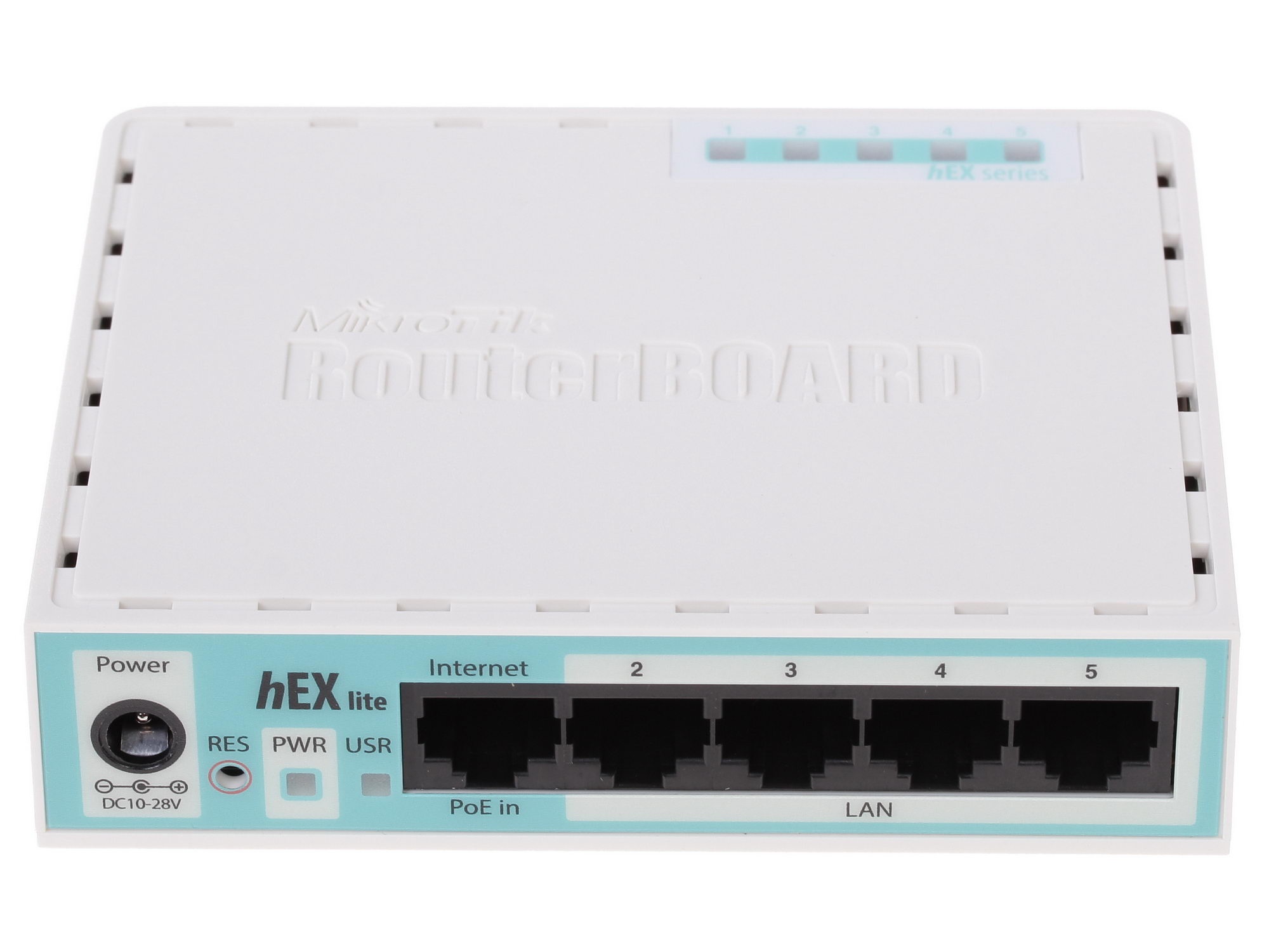 Маршрутизатор MikroTik RB750r2 hEX lite 5x10/100 Mbps