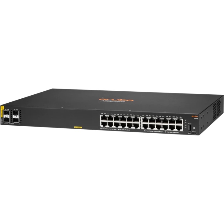 Коммутатор HPE Aruba 6000 R8N87A 24G 4SFP 24PoE+ управляемый