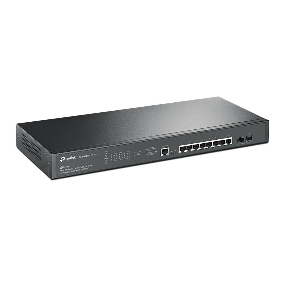 Коммутатор TP-Link Jetstream 8-port 2.5G multi-giga L2+ managed PoE switch with 2 10G uplink ports,