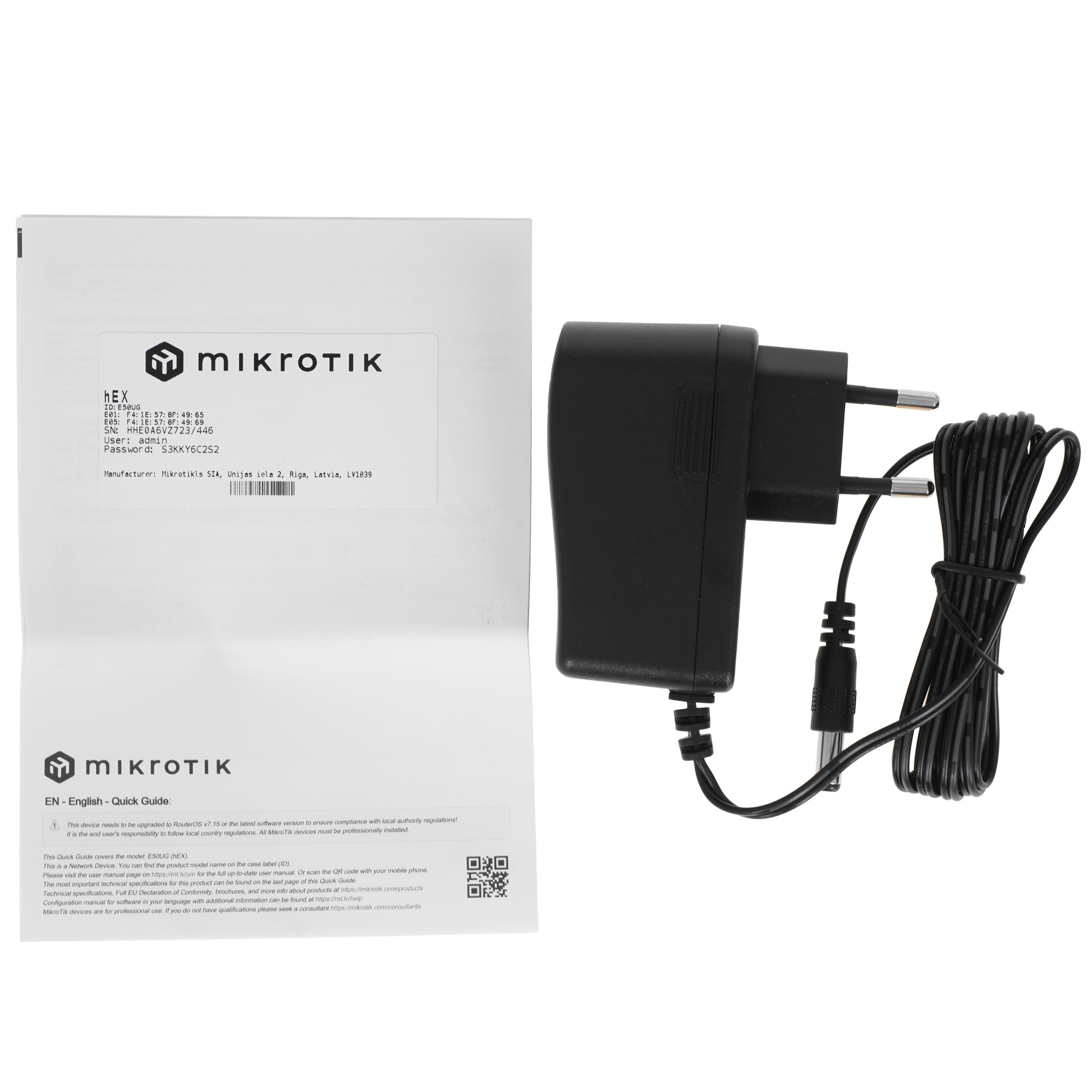 Маршрутизатор MIKROTIK hEX Refresh E50UG