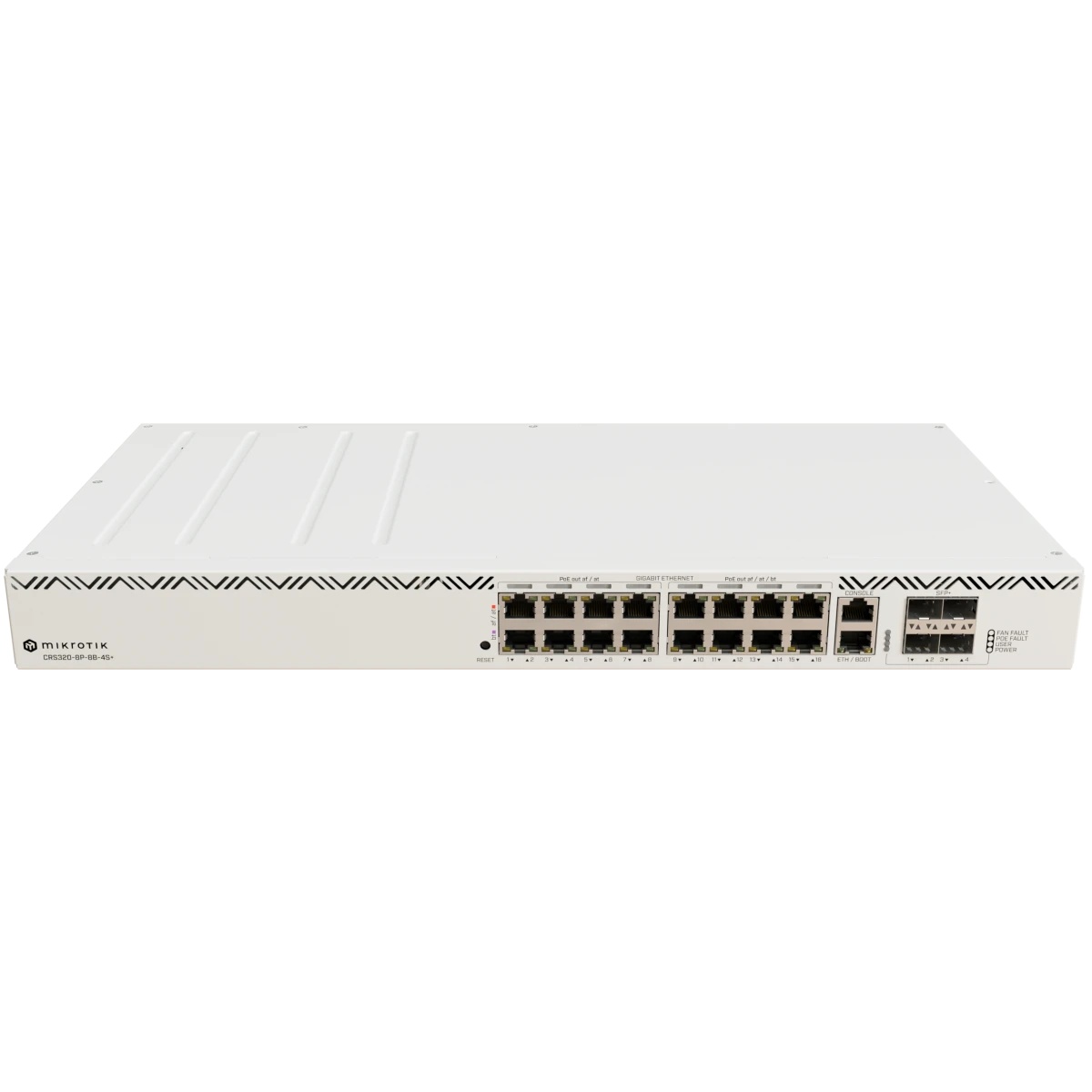 Коммутатор Mikrotik CRS320-8P-8B-4S+RM Cloud Router Switch with dual-core 800 MHz CPU, 256 MB RAM, 9