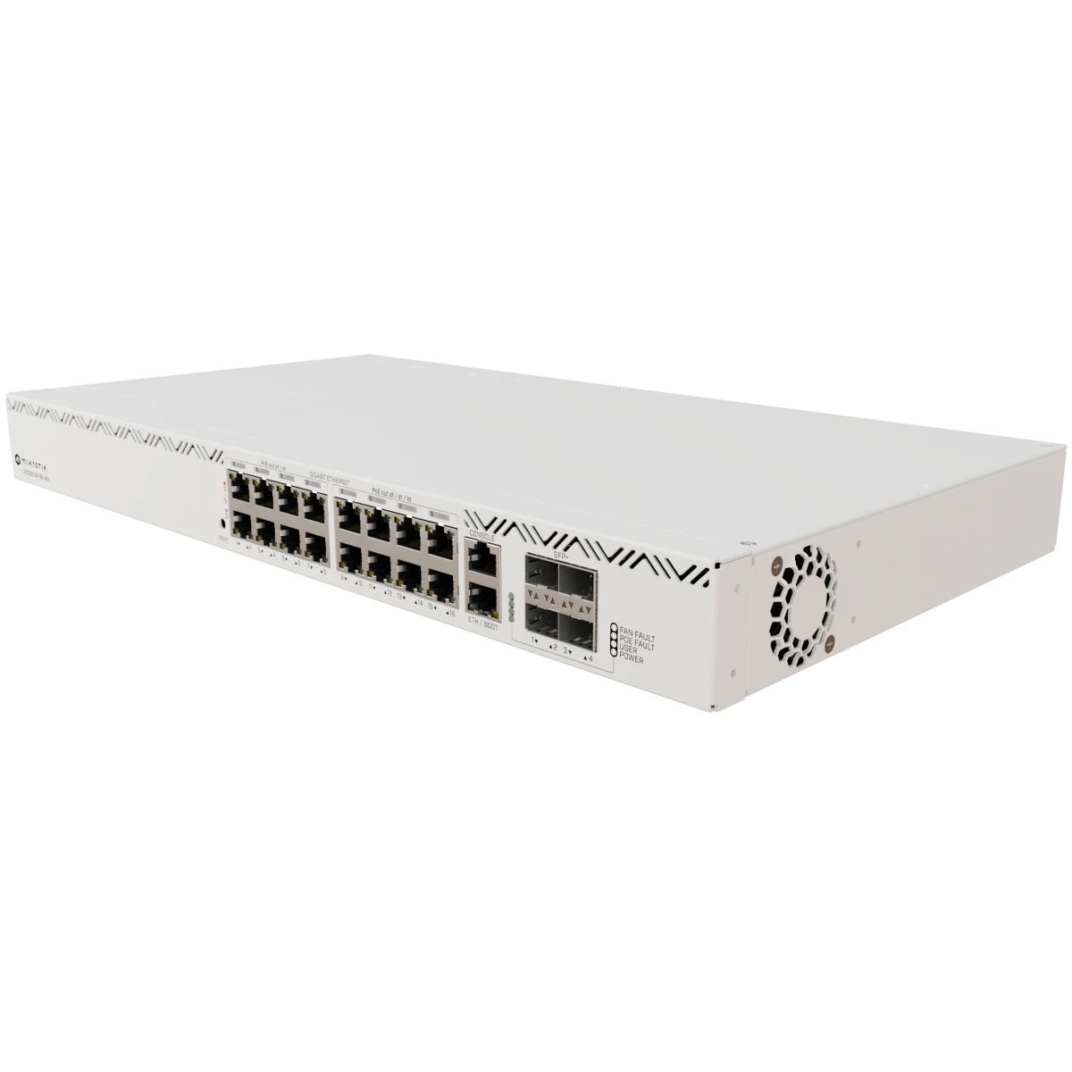 Коммутатор Mikrotik CRS320-8P-8B-4S+RM Cloud Router Switch with dual-core 800 MHz CPU, 256 MB RAM, 9