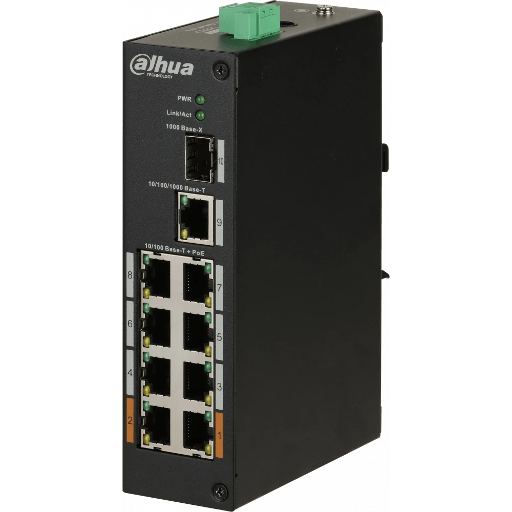 Коммутатор Dahua DH-PFS3110-8ET-96 неуправляемый