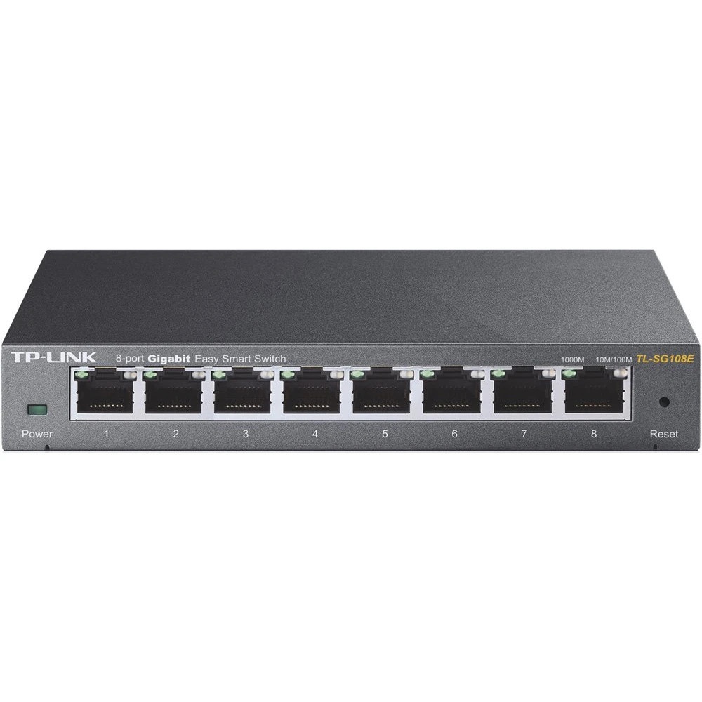 Коммутатор TP-Link SMB TL-SG108E 8-port Desktop Gigabit Switch, 8 10/100/1000M RJ45 ports