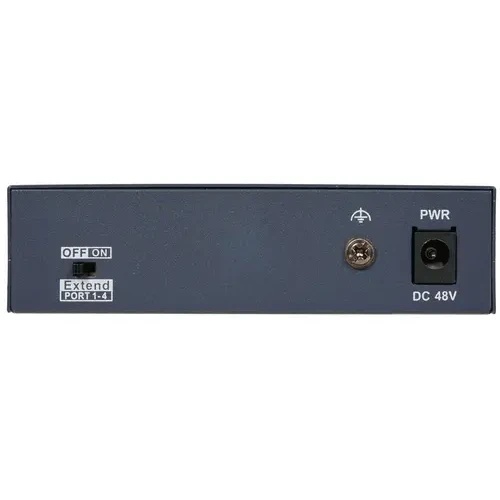 Коммутатор HiWatch DS-S504P(B) 5x100Mb 4PoE+ 35W неуправляемый