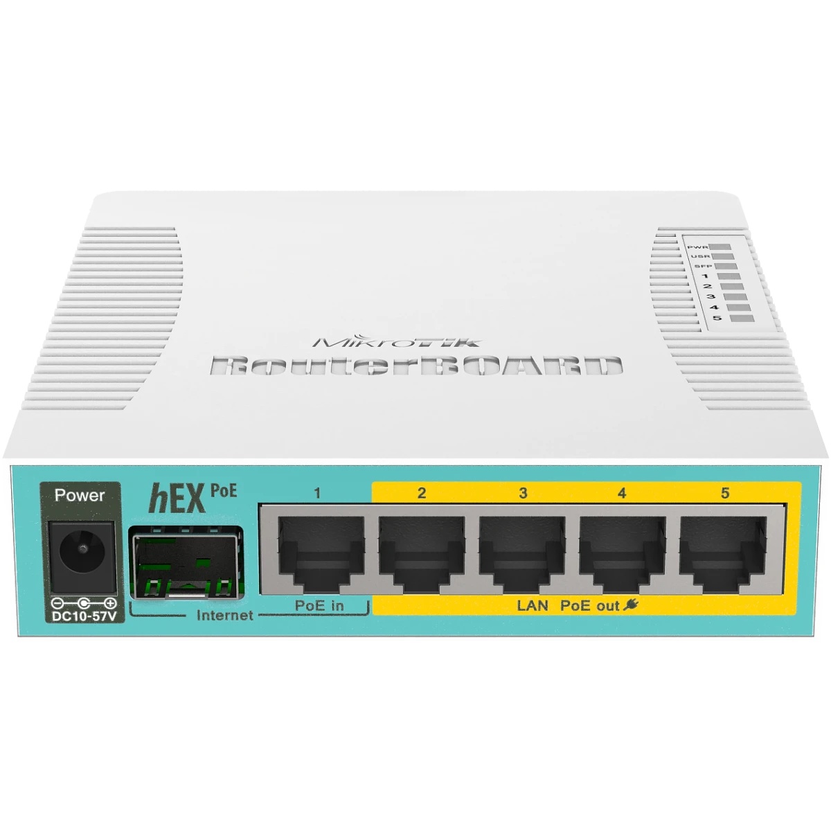 Маршрутизатор 10/100/1000M 5PORT HEX POE RB960PGS MIKROTIK
