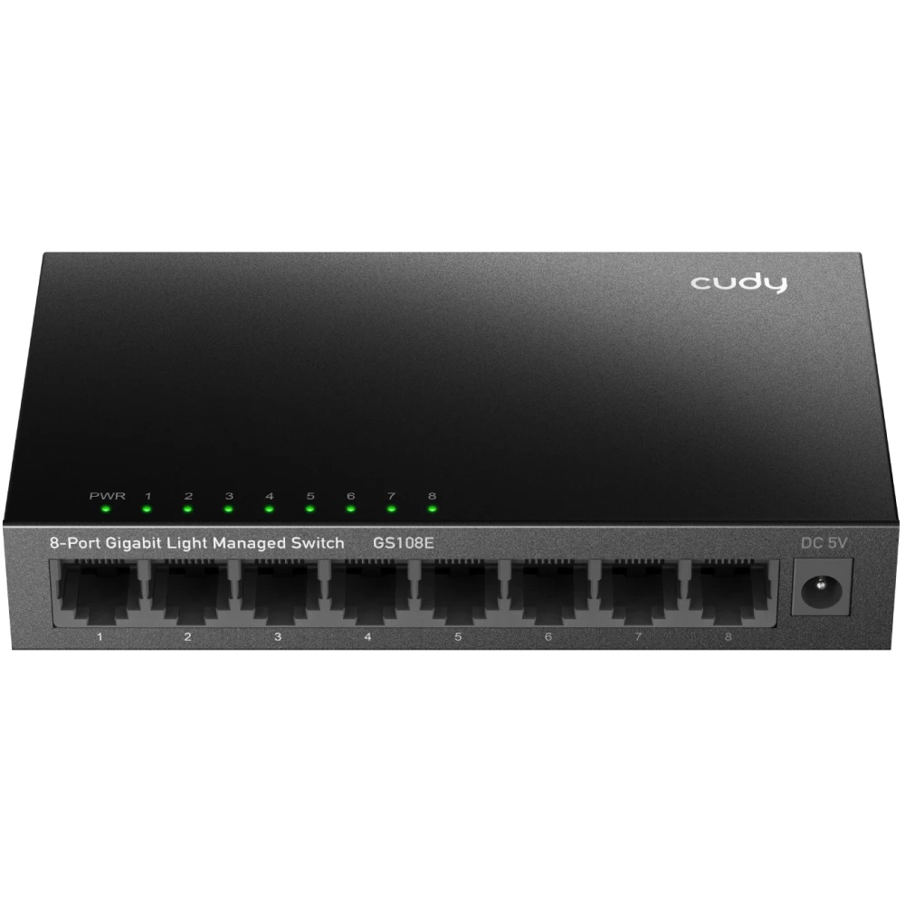 Коммутатор Cudy GS108E (L2+) 8x1Гбит/с настраиваемый