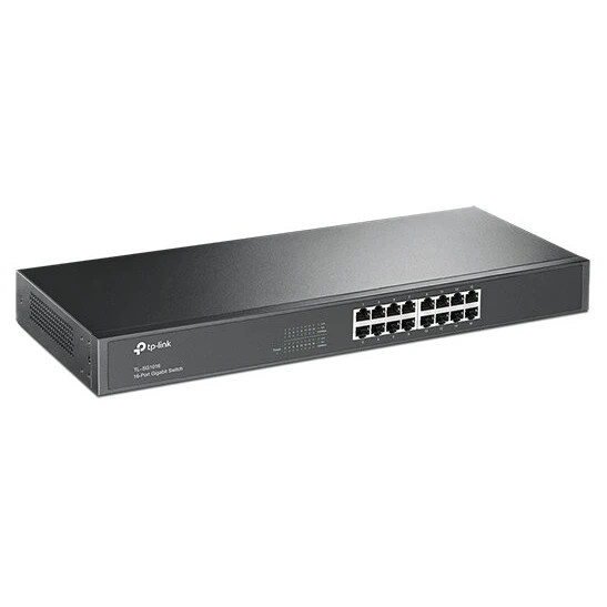 Коммутатор TP-Link SMB TL-SG1016D неуправляемый настольный/19U 16x10/100/1000BASE-T