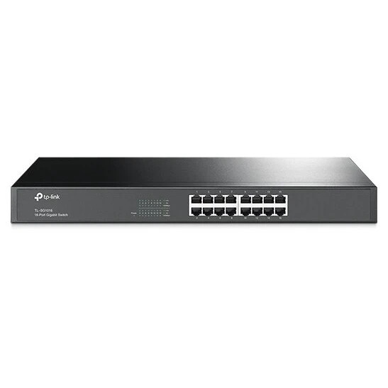 Коммутатор TP-Link SMB TL-SG1016D неуправляемый настольный/19U 16x10/100/1000BASE-T