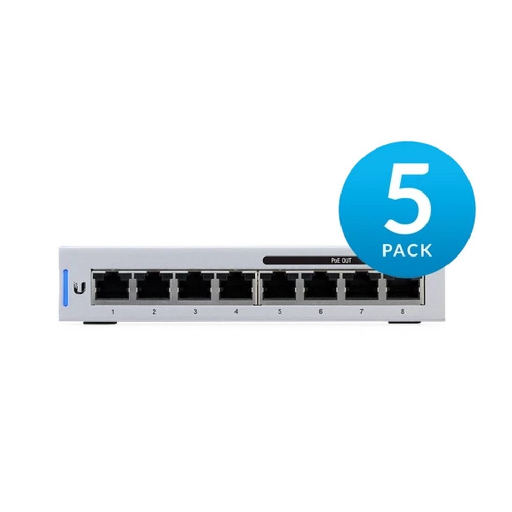Коммутатор 8PORT 1000M POE UNIFI US-8-60W-5 UBIQUITI
