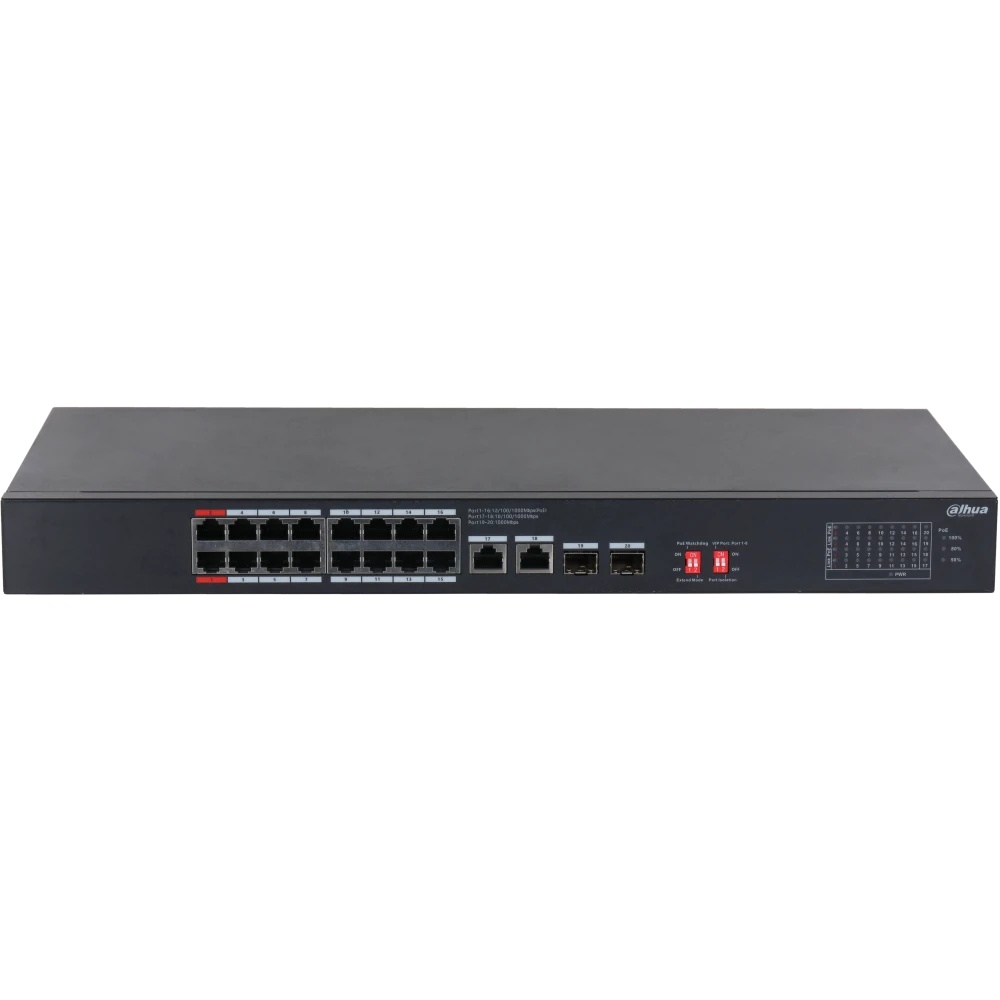 Коммутатор Dahua DH-S3220-16GT-190 16x1Гбит/с неуправляемый