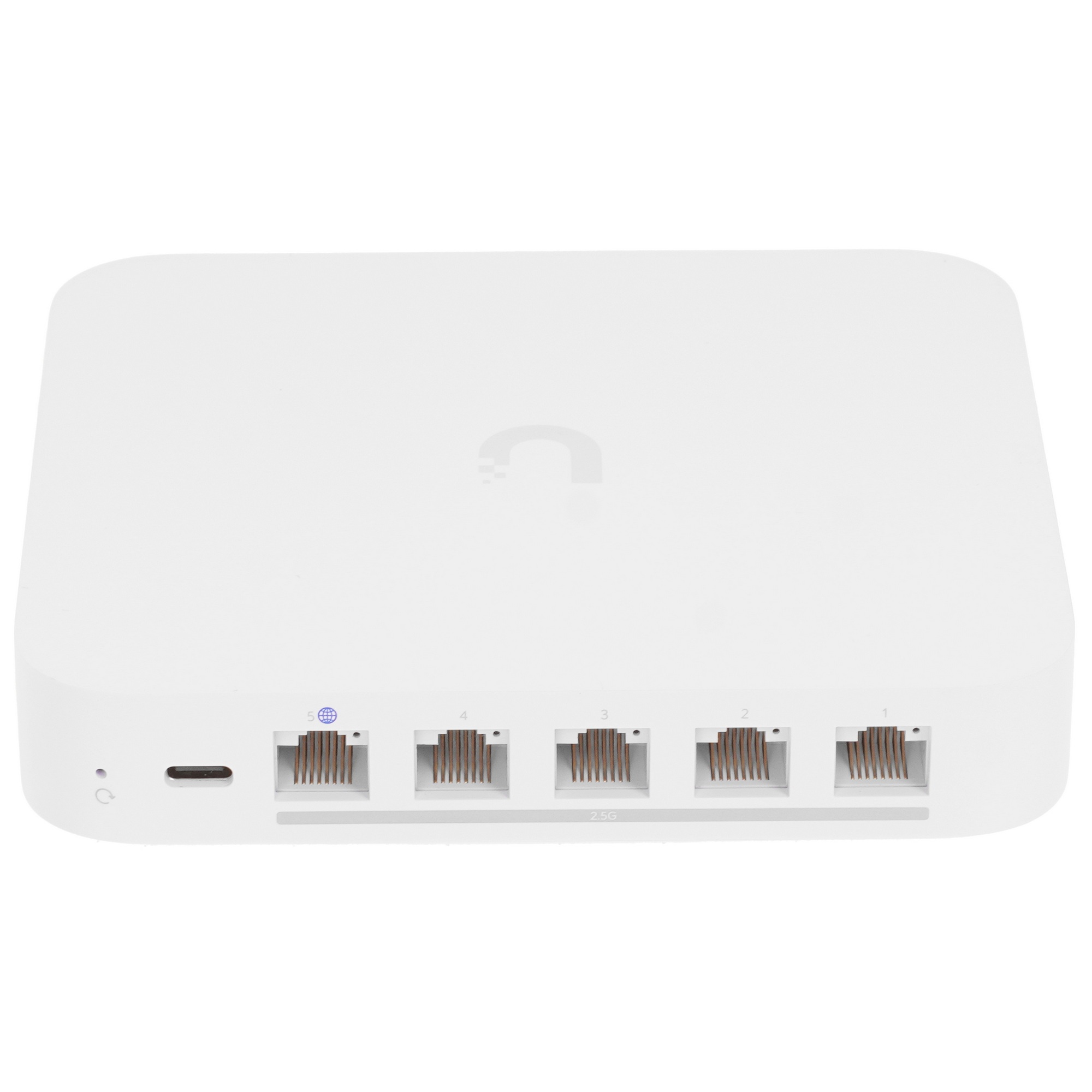 Маршрутизатор Ubiquiti UniFi Cloud Gateway Max 512GB 4 ядра (1,5 ГГц), 4х 2.5G RJ45, 1х 2.5G RJ45, S