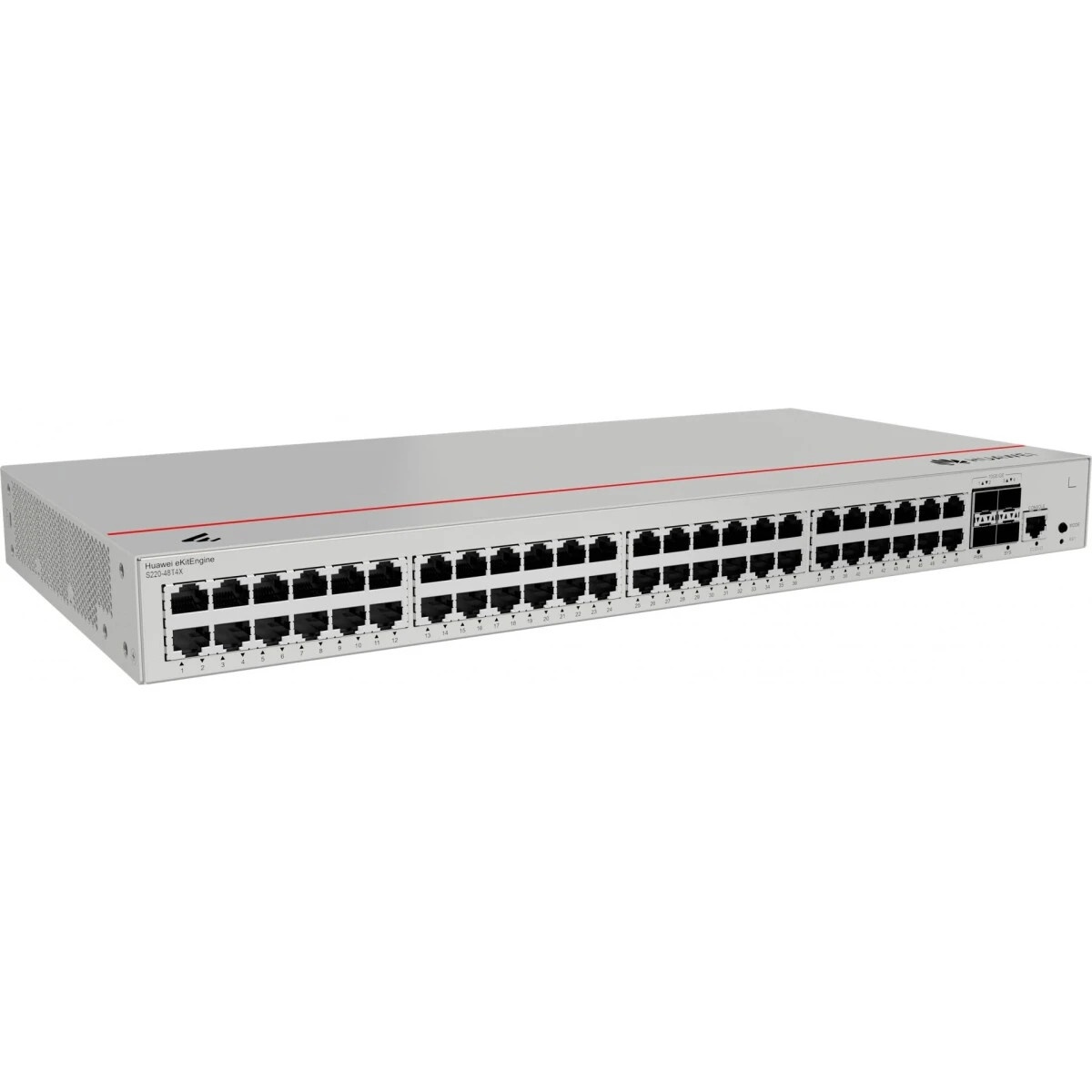 Коммутатор HUAWEI S220-48T4X (L2, 48*10/100/1000BASE-T ports, 4*10GE SFP+ ports, built-in AC power)
