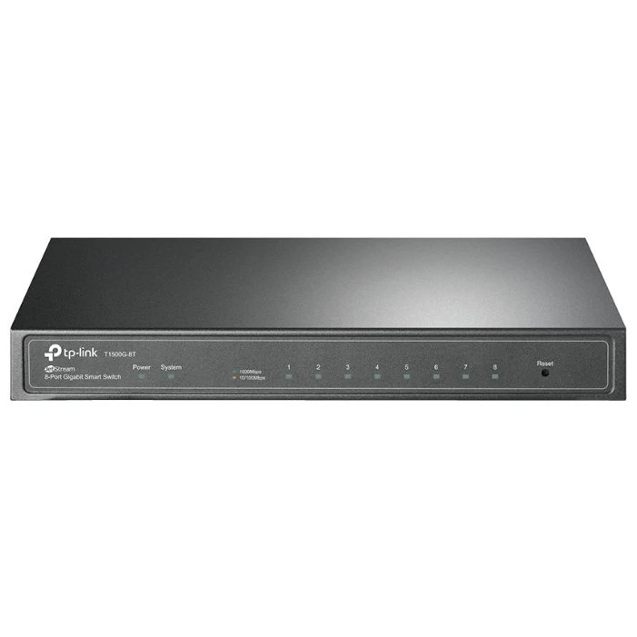 Коммутатор TP-Link JetStream 8-Port Gigabit Smart Switch with 4-Port PoE+, 4× Gigabit PoE+ Ports, 80