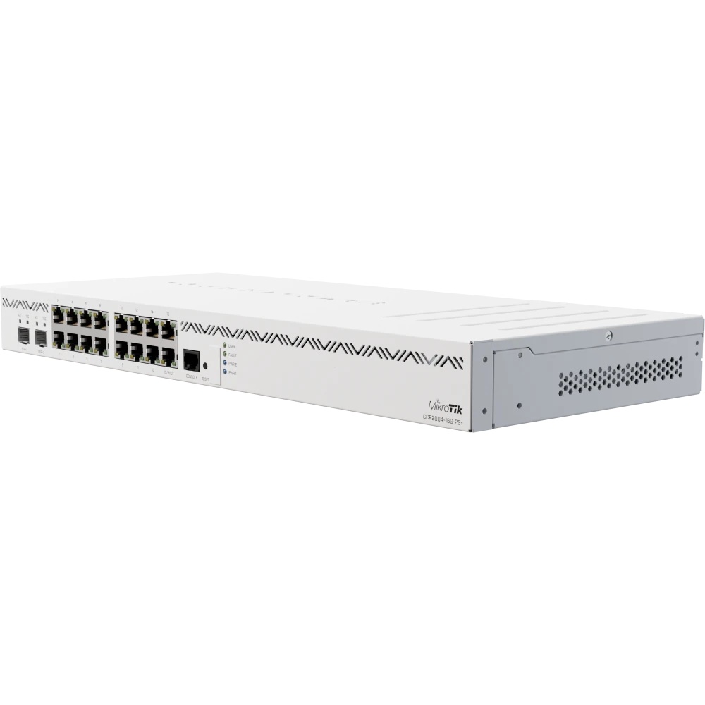 Маршрутизатор CCR2004-16G-2S+ Cloud Core Router 2004-16G-2S+ with Annapurna Labs Alpine v2 CPU with