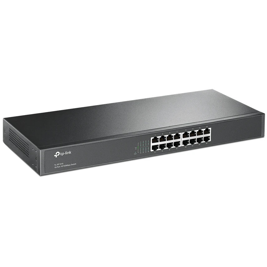Сетевой коммутатор TP-Link SMB TL-SF1016 Коммутатор 16-port 10/100M Desktop Switch, 16 10/100M RJ45