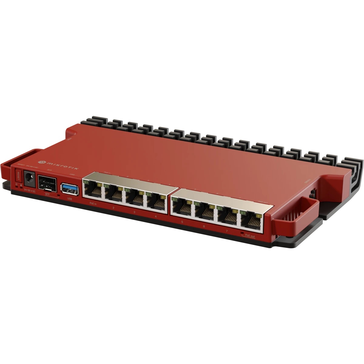 Маршрутизатор MikroTik L009UiGS-RM, 8*1Gbit, 1*SFP 2.5Gbit(вилка US)