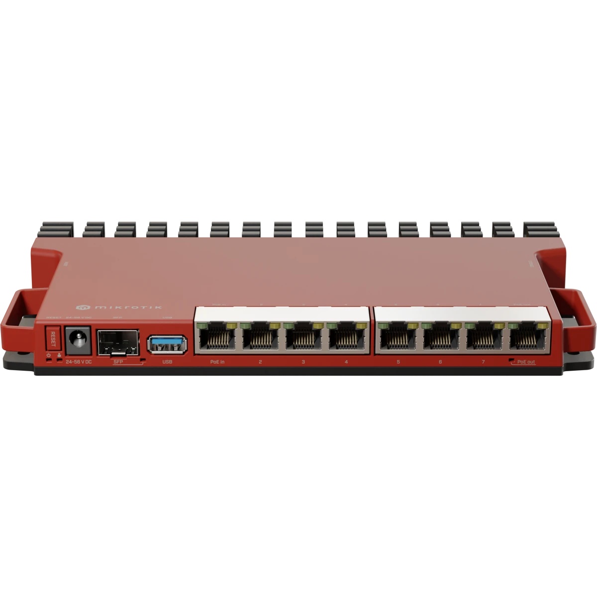 Маршрутизатор MikroTik L009UiGS-RM, 8*1Gbit, 1*SFP 2.5Gbit(вилка US)