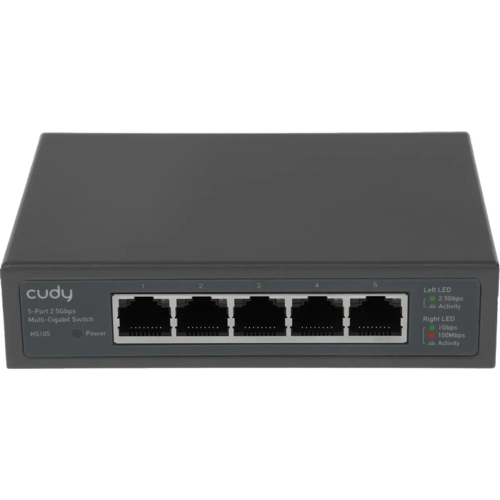Коммутатор Cudy HS105 (L2) 5x2.5Гбит/с неуправляемый