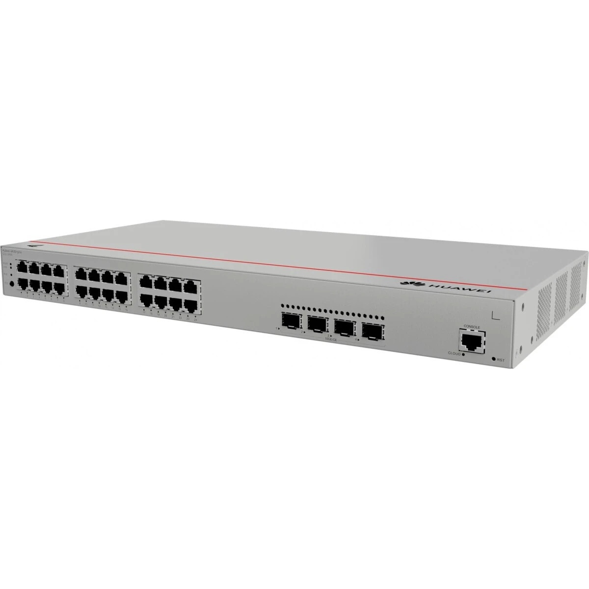 Коммутатор HUAWEI S220-24P4X (L2, 24*10/100/1000BASE-T ports(400W PoE+), 4*10GE SFP+ ports, built-in