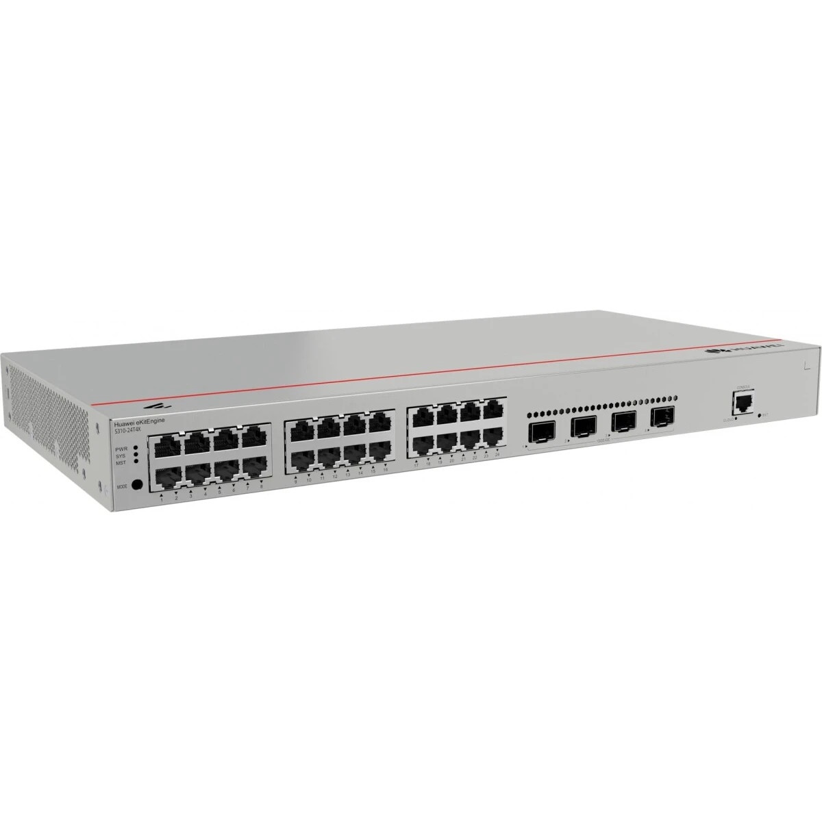 Коммутатор HUAWEI  S310-24T4X (L2+, 24*10/100/1000BASE-T ports, 4*10GE SFP+ ports, built-in AC power