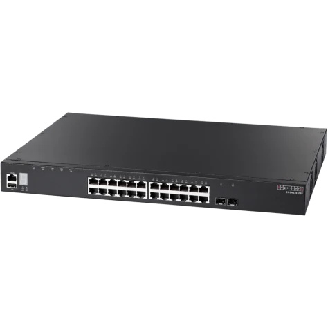 Коммутатор ECS4620-28P Edge-corE 24 x GE + 2 x 10G SFP+ ports + 1 x expansion slot (for dual 10G SFP